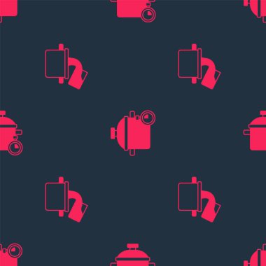 Tencere dibin kara, seninki benden kara. Vektör