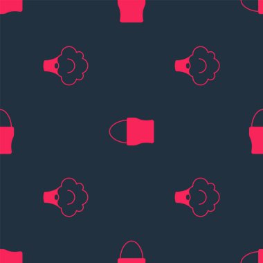 Brokoli ve Tavuk yumurtasını dikişsiz kalıba sokun. Vektör