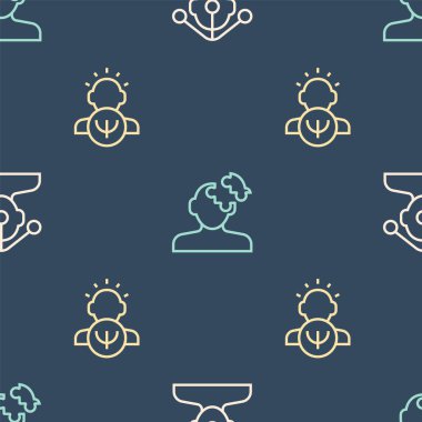 Hipnoz, Psikoloji ve Çözüm problemlerini kusursuz şablon üzerine kurun. Vektör