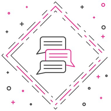 Çevrimiçi psikolojik danışmanlık mesafesi simgesi beyaz arkaplanda izole edildi. Psikoterapi, psikolojik yardım, online psikiyatrist danışmanlığı. Renkli taslak konsepti. Vektör