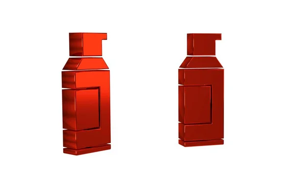Red Spray Blik Voor Haarspray Deodorant Transpirant Icoon Geïsoleerd Transparante — Stockfoto