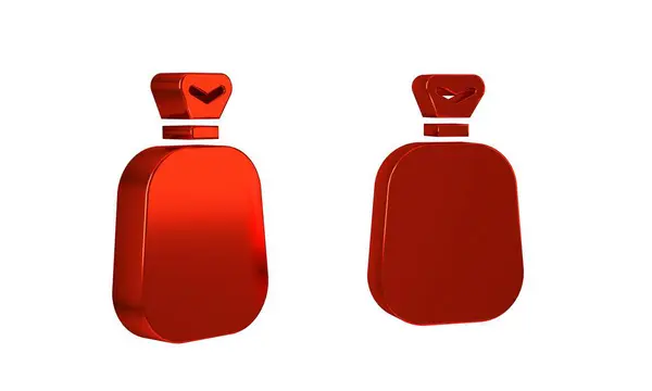 Red Full Sack Symbol Isoliert Auf Transparentem Hintergrund — Stockfoto