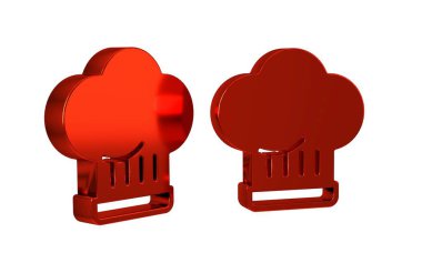 Şefin şapka simgesi şeffaf arkaplanda izole edildi. Aşçılık sembolü. Aşçı şapkası. .