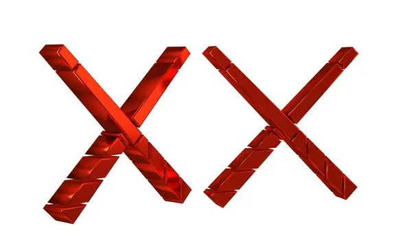 Röd Crossed Biljard Ledtrådar Ikon Isolerad Transparent Bakgrund — Stockfoto