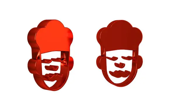 Red Cook Symbol Isoliert Auf Transparentem Hintergrund Koch Symbol — Stockfoto