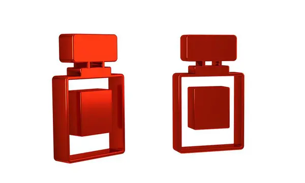 Rode Parfum Icoon Geïsoleerd Transparante Achtergrond — Stockfoto
