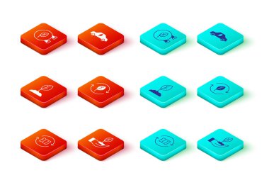 Yaprak Çevre sembolü, filizlenme, yapraklı geri dönüşüm, elektrikli araba ve dükkan simgesi. Vektör