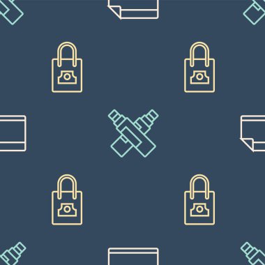 Kağıt yapıştırıcısını ayarlayın, sprey başlığı ve İşaretleyici kalemini pürüzsüz desen üzerinde tutabilir. Vektör