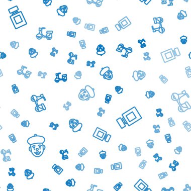 Fransız pandomimci, parfüm ve Scooter 'ı kusursuz bir kalıba sokun. Vektör