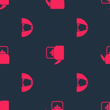 Turist çadırı ve çaydanlığı sorunsuz bir şekilde yerleştirin. Vektör.