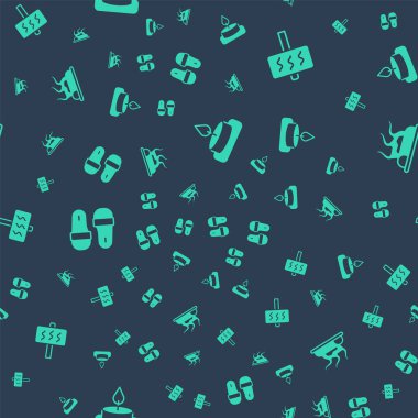 Aroma mumu, sauna, terlik ve kamp ateşini kusursuz şekilde ayarlayın. Vektör