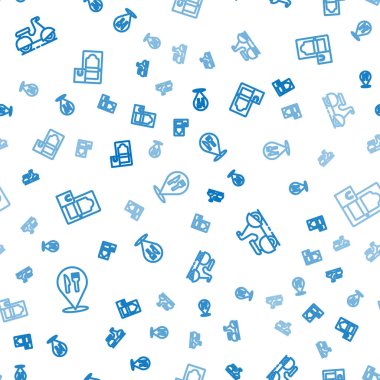 Çevrimiçi kafe ve restoran konumu, Scooter teslimatı ve internetten kusursuz sipariş. Vektör.