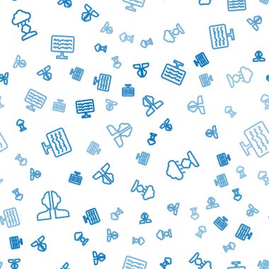 Bipolar bozukluk, depresyon, hüsran ve ensefalogramı sorunsuz bir şekilde ayarlayın. Vektör