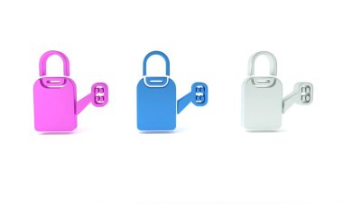 Renkli Sulama kutusu simgesi beyaz arkaplanda izole edildi. Sulama sembolü. Minimalizm kavramı. 3 Boyutlu resimleme