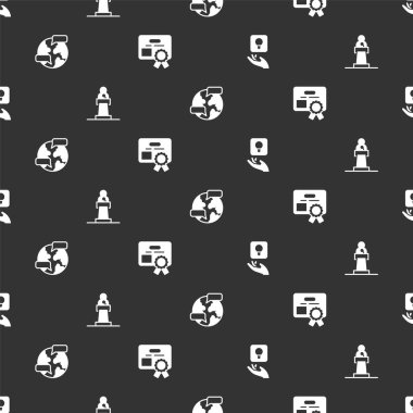 Ampulü, Sözcüyü, Dünya çapında ve Sertifika şablonunu kusursuz şablona ayarla. Vektör