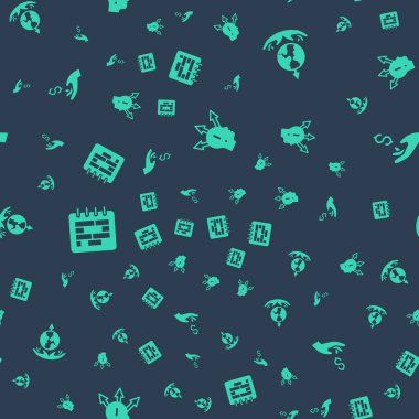 Proje ekibi tabanı, Dünya genleşmesi, Takvim ve El 'in bozuk para paralarını pürüzsüz kalıba göre ayarlayın. Vektör