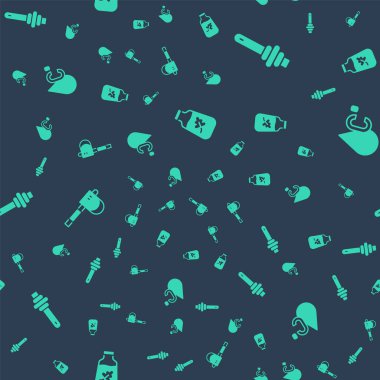 Temel yağ şişesi, Bal Dipper çubuğu, tahta balta ve su sıcaklığını kusursuz şekilde ayarlayın. Vektör