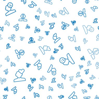 Kırık bir kalp ya da boşanma, üzgün ve depresif bir adam, kötü ruh hali ve sorunsuz bir düzen içinde bipolar bozukluk. Vektör