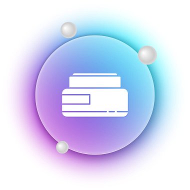 Beyaz arka planda beyaz krem ya da losyon kozmetik tüp ikonu var. Kadınlar için vücut bakım ürünleri. Mavi ve mor eğimli çember arkaplan. Vektör.