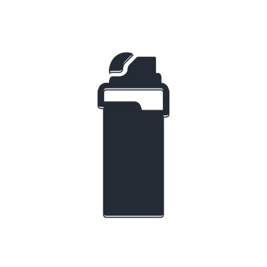 Siyah Işık simgesi beyaz arkaplanda izole edildi. Vektör.