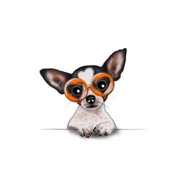 Sevimli köpek, en iyi arkadaş karakter grafik tasarımı, el çizimi illüstrasyon.