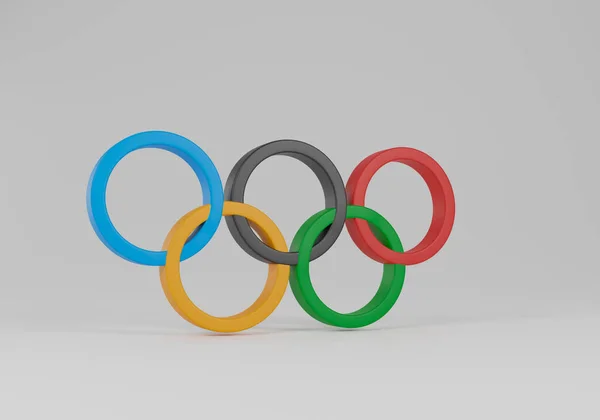 Experimentando Emocionantes Das Olimpíadas Ilustração Renderização — Fotografia de Stock