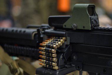 Hava yumuşak makineli tüfek, hava yumuşaklığı temalı fotoğraf, askeri tema.