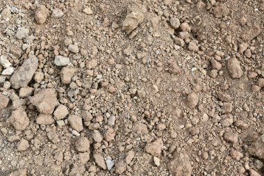 Doğal toprak dokusu yüzey ve arkaplan, Üst görünüm yakın plan