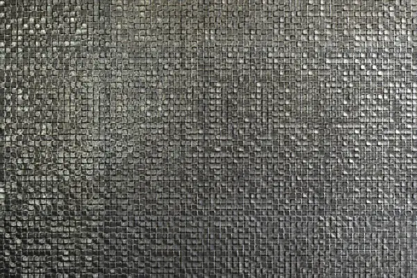 Πλακάκια Κεραμική Απρόσκοπτη Υφή Τετράγωνο Σκούρο Γκρι Φόντο — Φωτογραφία Αρχείου