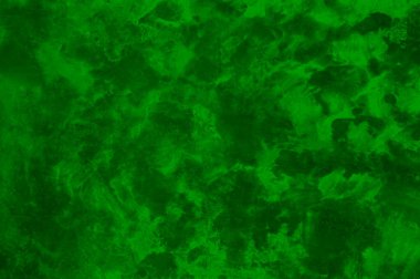 Arkaplan için koyu yeşil fırçalı beton duvar dokusu.