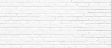 Beyaz tuğla duvar yüzeyi ve doku arkaplanı