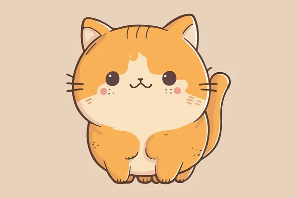 LINE Creators Stickers  A little fat cat anime 11 Example with GIF  Animation