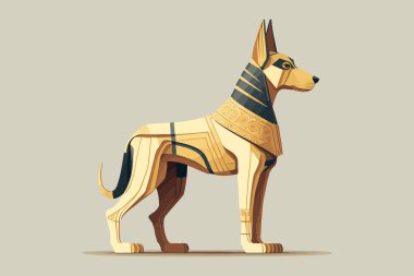 Pharaonic Dog vektör çizimi