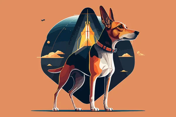 Векторная Иллюстрация Собак — стоковый вектор
