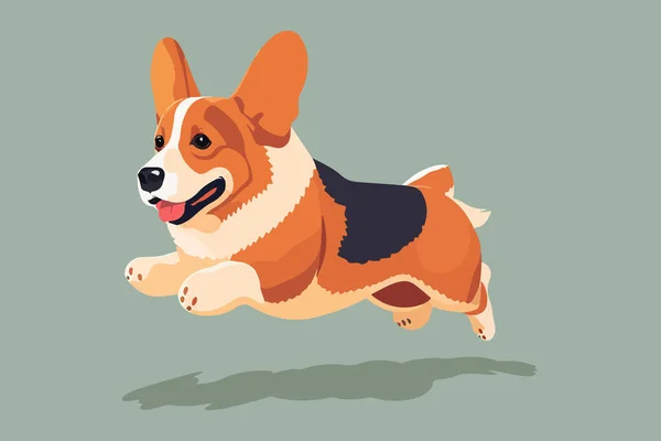Hondenrennen Vector Illustratie — Stockvector