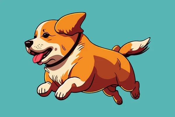 Vektor Illustration Für Hunderennen — Stockvektor