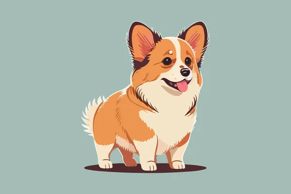 Baby Dog Personaggio Vettoriale Illustrazione — Vettoriale Stock