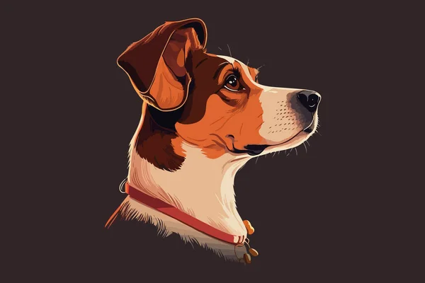 Animierte Vektor Illustration Für Hunde — Stockvektor