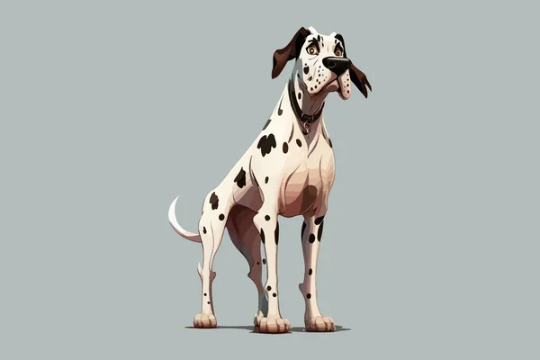 Векторная Иллюстрация Тела Собаки — стоковый вектор