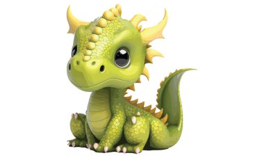 Baby Dragon Vector Illustration clipart