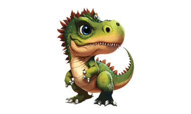 Baby cartoon Dinosaur vector illustration clipart