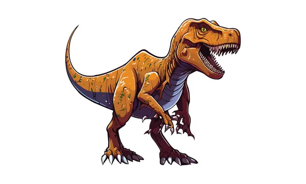 Gerçekçi Dinozor Vektör Çizimi — Stok Vektör