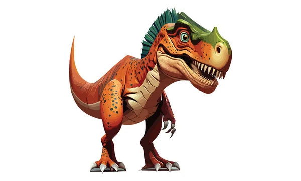 Realisztikus Dinoszaurusz Vektor Illusztráció — Stock Vector