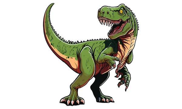 Gerçekçi Dinozor Vektör Çizimi — Stok Vektör