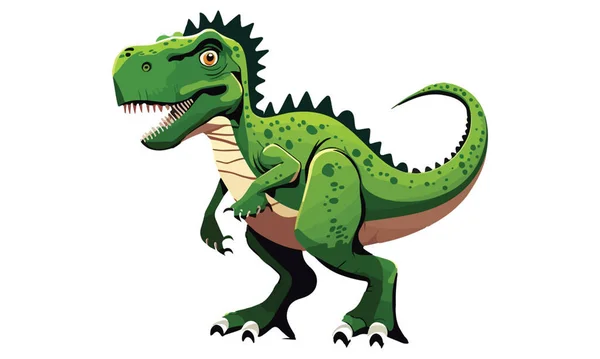 Realistyczna Ilustracja Wektora Dinozaurów — Wektor stockowy