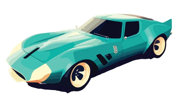 Vector Illustration Sports Car — Stock Vector