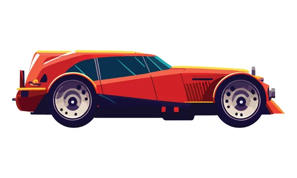 Векторна Ілюстрація Спортивного Автомобіля — стоковий вектор