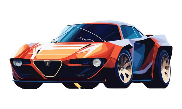 Ilustração Vetorial Carro Esporte — Vetor de Stock