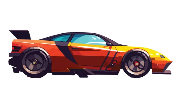 Vektorová Ilustrace Sportovního Vozu — Stockový vektor