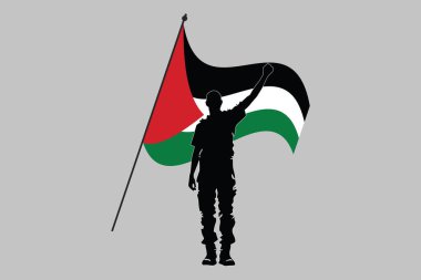 Elinde Filistin Bayrağı, Filistin Bayrağı, orijinal ve basit Filistin bayrağı, Filistin bayrağının vektör çizimi